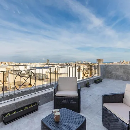Terrace View- A Charming Two Bedrooms Penthouse Ac-Wifi Msida Exterior photo